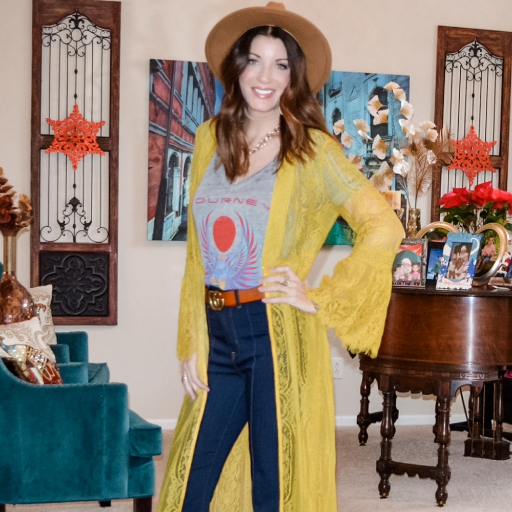 Rhapsody Long Lace Duster